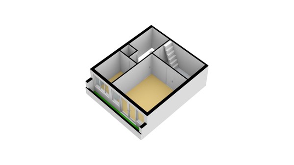 Floorplan - Schieweg 224c3, 3038 BP Rotterdam